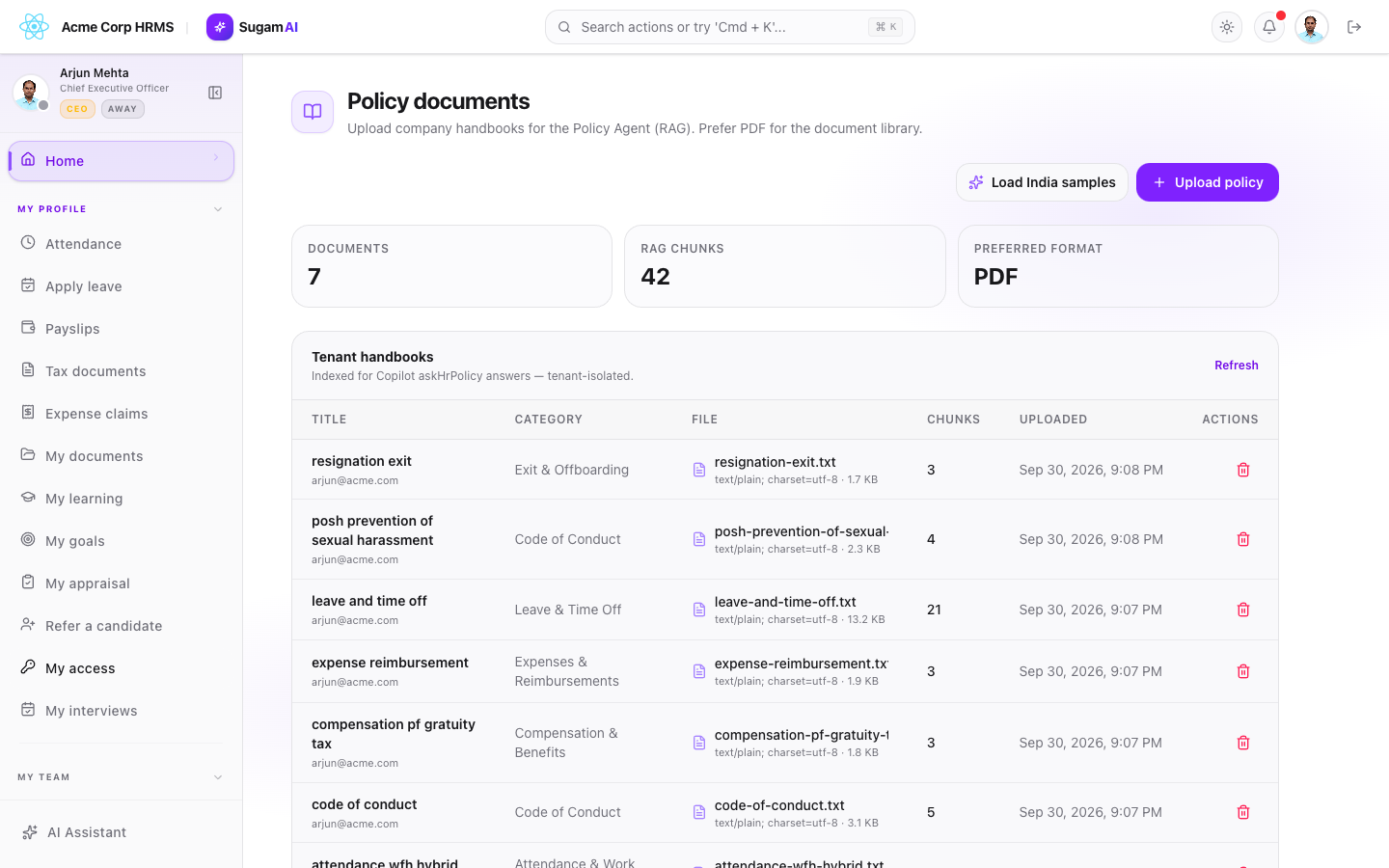 Policy Documents
