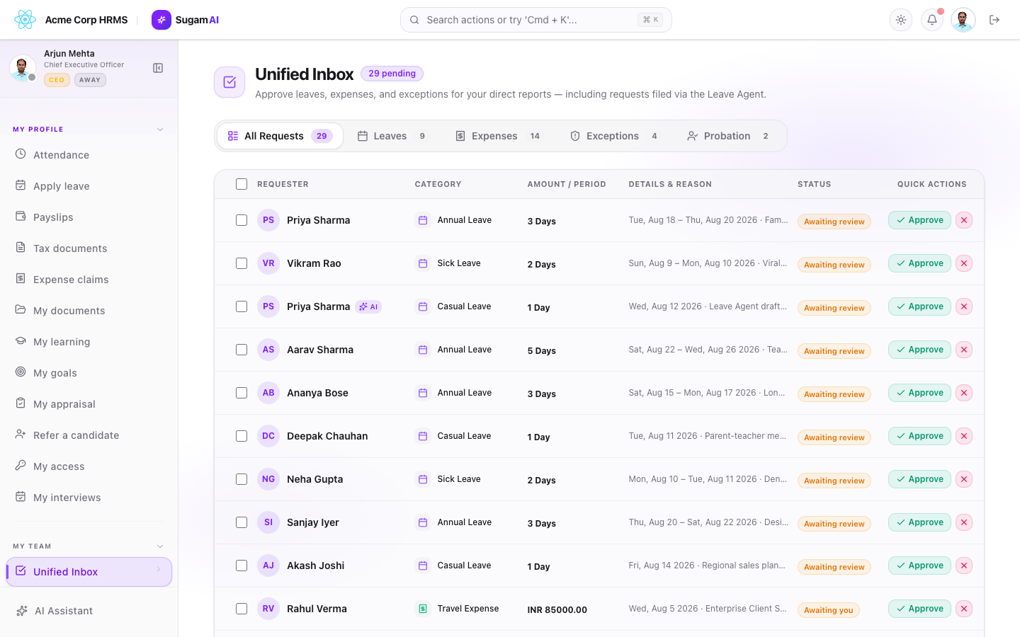 Unified Inbox